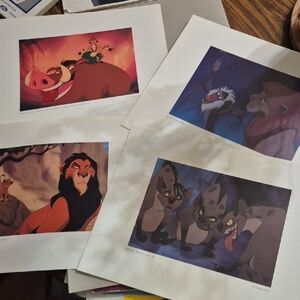 Disney Art Prints - Red, Blue, Black, Brown